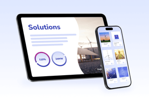 Sales app for desktop and mobile