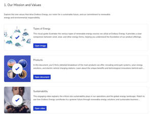 Showell LMS Course example